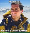 to drink from the river.