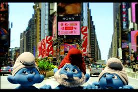 Smurfen movie Zomer in 3 D 2011