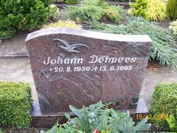 Grab von Johann Detmers (20.02.1930-13.09.1993), Friedhof Tannenhausen