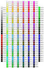 Hex Color Chart