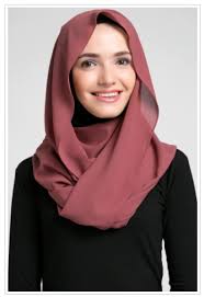10 Contoh Model Hijab Modern Untuk Wajah Bulat
