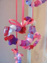 Hanging Hearts Mobile | FaveCrafts.