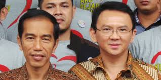 &quot;Jokowi-Basuki Jangan Lagi Salahkan Air Kiriman dan Curah Hujan&quot;. Kamis, 6 Februari 2014 | 12:02 WIB. KOMPAS.com/Indra Akuntono Gubernur dan Wakil Gubernur ... - 0856217-jokowibasuki-mengenakan-pin-aku-cinta-pejabat-jujur-780x390