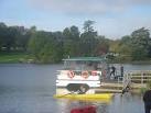 Miss Elizabeth is a pleasure boat that travels the length of Trentham Lake, - via Daymix