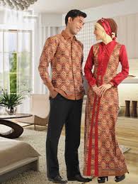 Contoh Baju Muslim Batik Untuk Pria dan Wanita