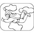 Sky coloring page