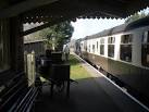 Nostalgia, at Dunster Station. 4936 Kinlet Hall, stands at the platform, - via Daymix