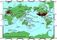 Global earthquake epicenters