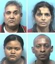 View full sizeThese four people were arrested by Shelby County sheriff's ... - chanda-patel-nalini-chandra-patel-nichoe-shaunte-smith-and-wilson-mwai-kamondejpg-6ad06cc5c33766d7