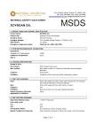 Material Safety Data Sheet  Soybean Oil   PDF