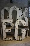 18/116 Lrg. Metal Letters