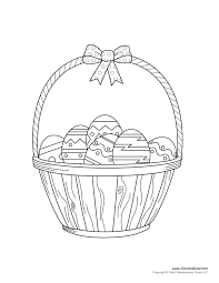 Image result for baskets coloring page