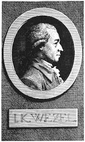 Johann Karl Wezel (Kupferstich von Christian Gottlieb Geyser, 1780 ...