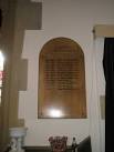 Familiar names on the incumbency board at Christ Church, Portsdown - via Daymix