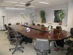 Simple Conference Room With Wooden Furniture | Best Decor Trends
