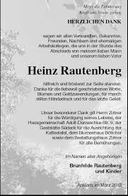 Heinz Rautenberg-Anklam, im Mä | Nordkurier Anzeigen