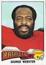 NEW ENGLAND PATRIOTS - George Webster #186 TOPPS 1975 NFL American Football ... - new-england-patriots-george-webster-186-topps-1975-nfl-american-football-trading-card-22124-p