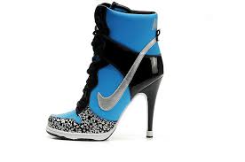 Affordable Sale Nike Dunk SB High Heels Aqua Black White Silver ...