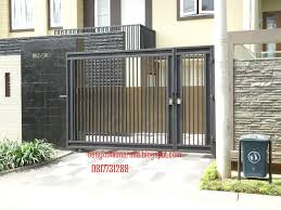 Pintu dorong minimalis (contoh gambar) | Bengkel las dan Canopy ...