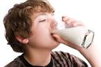 drinking milk