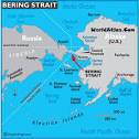 Map of Bering Strait - Bering Strait Map, World Strait locations ...