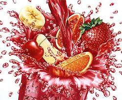Lori Anzalone Illustration - Beverage Illustrator of Fruit Iced Tea package illustration. Lori Anzalone Illustration All Worldwide Rights Reserved. - fruit-splash