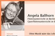 Referenz Flötenlehrerin Angela Ballhorn, Berlin-Prenzlauer Berg - Internet-Service Berlin - Webdesign