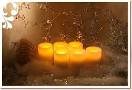 Flameless Candles in 4,6 and 8 inch timer