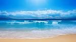 1920  1080 Blue Waves Beach Wallpaper 1080p HD  Beach Wallpapers