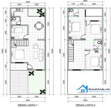 Desain Rumah Minimalis 6�?12 2 Lantai