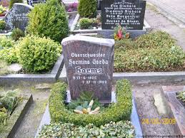 Grab von Hermine Gerda Harms (13.06.1905-27.11.1999), Friedhof ... - rs032