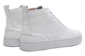 Christian Louboutin High Top Men's Sneakers White [CL Shoes High94 ...