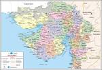 Gujarat Travel Map, Gujarat State Map with districts, cities ...