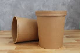 16oz Kraft Paper Soup Container (500pcs) | Take-Out