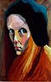 Portrait paintings by Patricia Lister Kennedy, portrait artist - self-portrait-distorted-mirror-sm