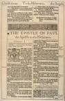 Sample Page of the King James Version , 1611