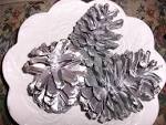 Silver pine cones free stock - via Daymix