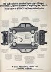 Subaru G - Vintage Car Ads