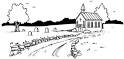 how to draw a country church