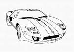 Car coloring page