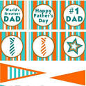 Father's Day Cupcake Toppers {Printable Fathers Day} - Tip Junkie