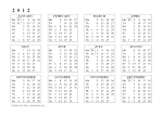 Calendar Zone » free 2012 calendar