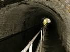 Scout Tunnel, Huddersfield Narrow Canal. In reality, it is very dark (as - via Daymix