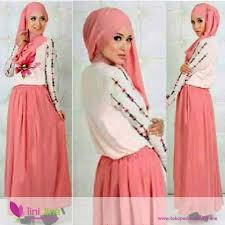 Jual Baju Hijab Wanita N205 Top Rok Pashmina Rossa (Pakaian Cewek ...