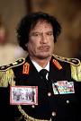 Libya's leader Muammar Gaddafi attends a meeting with Italian President ... - Muammar Gaddafi Meets PM Berlusconi Italian 51EEZmACUUkl