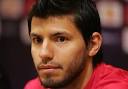 Madrid's Sergio Aguero,