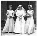 1950s Old Wedding Photos - Year 1958 Bride with Bridesmaids Group ...