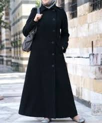 Modestly loving coats on Pinterest | Coats, Black Wool and Abayas