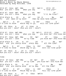Song lyrics with guitar chords for Are You Sincere - Andy Williams ...