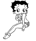 Betty Boop Coloring coloring page